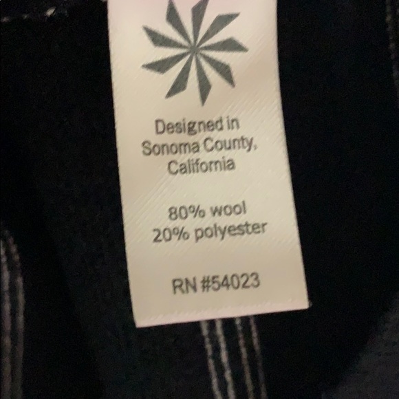 Athleta Black and White Striped Long Sleeve Dress - Picture 7 of 9